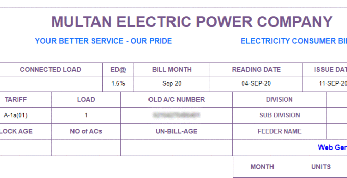 MEPCO Sui Gas Bill MEPCO Sui Gas Bill